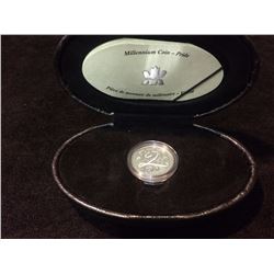 25 CENT ROYAL CANADIAN MINT SILVER  MILLENIUM COIN
