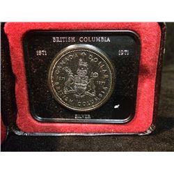 1871-1971 BRITISH COLUMBIA SILVER CANADIAN COIN