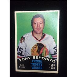 1969-70 TONY ESPOSITO VEZINA TROPHY WINNER O-PEE-CHEE HOCKEY TRADING CARD #250