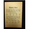 Image 2 : HENRI RICHARD HOCKEY TRADING CARD #38