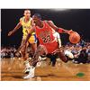 Image 2 : AUTOGRAPHED & FRAMED MICHAEL JORDAN BASKETBALL PHOTO W/ COA