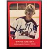Image 1 : 1978 AUTOGRAPHED WAYNE GRETZKY INDIANAPOLIS RACERS HOCKEY CARD