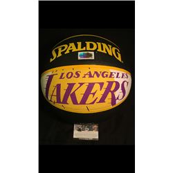 AUTOGRAPHED KOBE BRYANT LA LAKERS BASKETBALL W/ COA