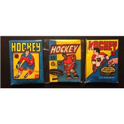UNOPENED TOPPS & O-PEE-CHEE WAX HOCKEY CARD PACKS