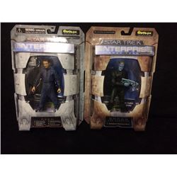 IN BOX STAR TREK ENTERPRISE REED & SHRAN 6" ACTION FIGURES W/ ACCESSORIES