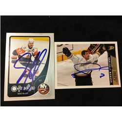 DOUG WEIGHT & ANDREW COGLIANO SIGNED HOCKEY CARD LOT