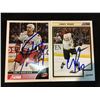 Image 1 : JAY HARRISON & COREY PERRY SIGNED HOCKEY CARD LOT
