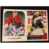 Image 1 : NIKLAS BACKSTROM & JARED SPURGEON SIGNED HOCKEY CARD LOT