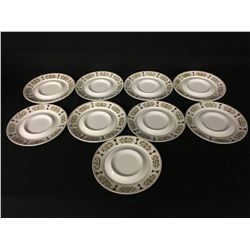 PLATE LOT 9 ITEMS MIKASA