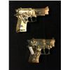 Image 2 : GOLDEN GUN BELT BUCKLE LOT 2 BUCKLES