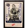 Image 1 : HAND SIGNED AUTHENTIC AUTOGRAPHED CARD GORDIE HOWE