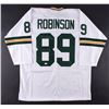 Image 1 : DAVID ROBINSON SIGNED FOOTBALL JERSEY GREEN BAY PACKERS W/ JSA COA