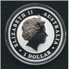 Image 2 : 9999 0NE OUNCE SILVER AUSTRALIAN ONE DOLLAR COIN