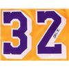 Image 2 : MAGIC JOHNSON SIGNED LA LAKERS BASKETBALL JERSEY W/ JSA COA