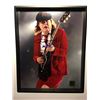 Image 2 : AUTOGRAPHED ANGUS YOUNG FRAMED 12" X 15" PHOTO W/ JSA COA