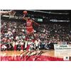 Image 1 : MICHAEL JORDAN SIGNED & FRAMED 12" X 15" PHOTO W/ GLOBAL AUTHENTICS COA