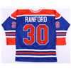 Image 1 : BILL RANFORD SIGNED OILERS JERSEY W/ BECKETT COA