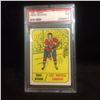 Image 2 : 1967 HENRI RICHARD TOPPS HOCKEY TRADING CARD #72 (NM 7) MONTREAL CANADIANS