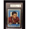Image 1 : 1959-60 TOPPS ERIC NESTERENKO HOCKEY TRADING CARD #1 (4 VGE)
