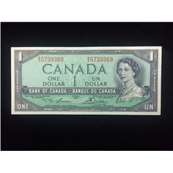 1954 ONE DOLLAR BANK OF CANADA UNC (STAR NOTE)