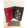 Image 1 : 1987 SILVER PROOF SET W/ 7 COINS: JOHN DAVIS 400TH ANNIVERSARY