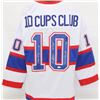 Image 1 : RICHARD, BELIVEAU & COURNOYER SIGNED CANADIANS "10 CUPS CLUB" JERSEY W/ 3 INSCRIPTIONS (JSA COA)