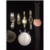 Image 1 : LARGE WRIST WATCH/ POCKET WATCH LOT