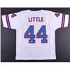 Image 1 : FLOYD LITTLE SIGNED BRONCOS JERSEY INSCRIBED "HOF 10" (JSA COA)