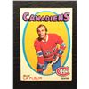 Image 1 : 1970-71 GUY LAFLEUR O-PEE-CHEE ROOKIE HOCKEY TRADING CARD