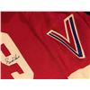 Image 2 : RARE 1946 GORDIE HOWE ROOKIE YEAR WOOL SIGNED HOCKEY JERSEY W/ WWII VICTORY PATCHES W/ COA