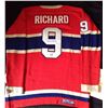 Image 2 : MAURICE RICHARD SIGNED WOOL CANADIANS JERSEY W/ COA