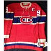 Image 3 : MAURICE RICHARD SIGNED WOOL CANADIANS JERSEY W/ COA