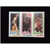 Image 1 : 1980 LARRY BIRD #34, BILL CARTRIGHT #164, JOHN DREW #23  TRIPLE TOPPS BASKETBALL TRADING CARD