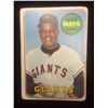 Image 1 : 1969 WILLIE MAYS #190 TOPPS BASEBALL TRADING CARD