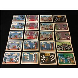 1989 NINTENDO ZELDA TOPPS SCRATCH OFFS LOTS 20 CARDS