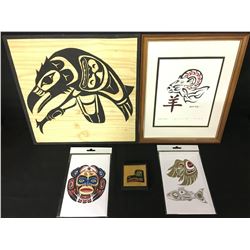 NATIVE ART LOT 5 ITEMS