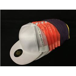 ASSORTED COLOUR HATS 11 ITEMS