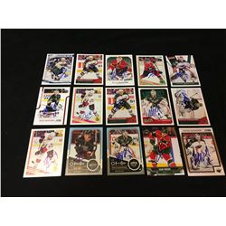 SIGNED HOCKEY TRADING CARDS LOT