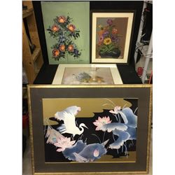 FRAMED WALL ART LOT