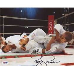 ROYCE GRACIE SIGNED 8" X 10" PHOTO (JSA COA)
