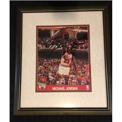 AUTOGRAPHED MICHAEL JORDAN FRAMED 12" X 16" PHOTO (ALL STAR SPORTS COA)