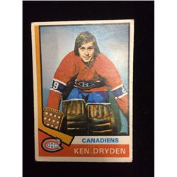1974 KEN DRYDEN O-PEE-CHEE #155 HOCKEY TRADING CARD