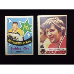 BOBBY ORR HOCKEY TRADING CARD LOT