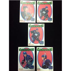 VANCOUVER CANUCKS SIGNED  HOCKEY TRADING CARD LOT