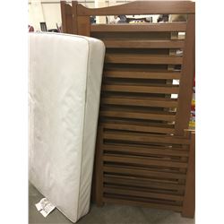 CRIB FRAME & MATTRESS
