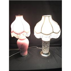 BED SIDE LAMPS LOT 2 ITEMS