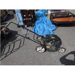 Yardworks High Wheel Rear Bag Lawnmower