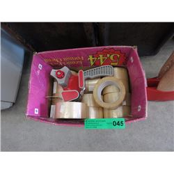 Tape Dispenser & 14 Rolls of Tape