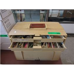 Large Fishing Tackle Box & Ocean Tackle