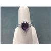 Image 1 : 1.75 CT Amethyst & Diamond Ring